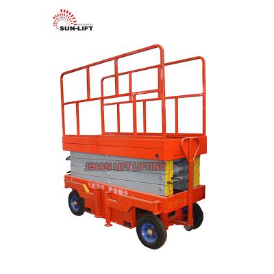 China Hotels CE Approved Crane Scissor Lift Electric Mobile Lifting Indoor Manual Platform For Sale Cheap Hydraulic Aerial Lift Price for sale