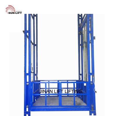 China 2000kg Hotels Indoor Hydraulic Electric Goods Lift For Warehouse Electro Hydraulic Lift For Cargo Warehouse Elevator Elevator With CE for sale