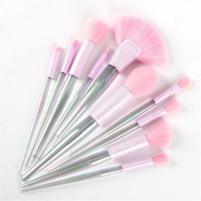 China Angular Blush China Seller Custom Logo High Quality Cosmetic Makeup Brush Set for sale