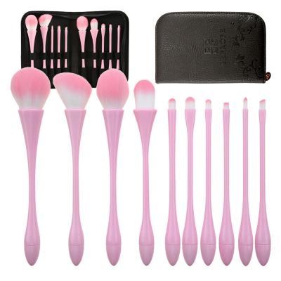 China Angular Blush 8Pcs Professional Makeup Set Brush Cosmetics Make Up Brush Tools Foundation Brush for sale