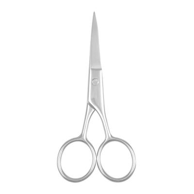 China Beauty Care Make Tools Round Stainless Steel Tip Eyebrow Eyelash Scissors Custom Logo Mini Scissors For Lash False for sale