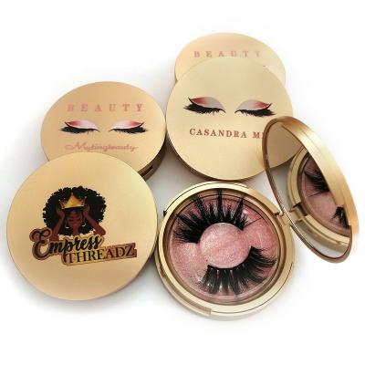 China 3d mink natural soft luxury eyelashes unique lashbox with eye lashesh box for sale