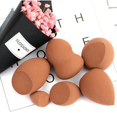 China Makeup Soft Set Brush With Sponge Makeup Blender Foundation Cosmetic Sponge Blend Blush Facial Blast for sale