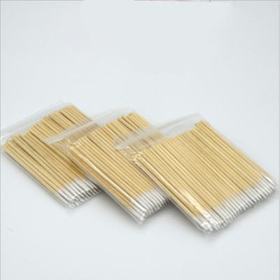 China Hot Sale Industrial Single-End Stick Eco-friendly Customized Wooden Cotton Pad for sale