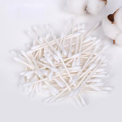 China Eco-friendly reusable cotton swab, portable soft double sided ear cleaning silicone swabs makeup, eco-friendly safe washable swab for sale