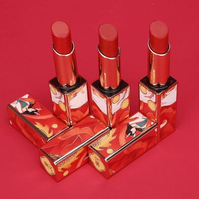 China Luxury Custom Waterproof Makeup Waterproof Private Label Lip Gloss Lip Gloss Velvet Red Matte Lipstick for sale