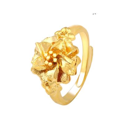 China Xuping New Design Jewelry Ring 24k Dubai Copper Alloy CLASSIC Gold Plated Ring Jewelry For Women for sale