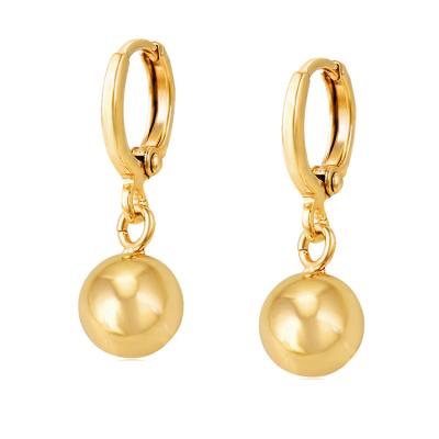 China CLASSIC 98953 xuping fashion new vintage gold antique earrings+arabic gold 10mm ball earring designs for sale