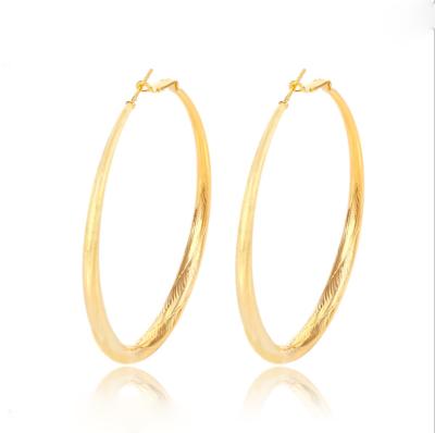 China XL2028 FASHIONABLE xuping simple circle fashion earring jewelry gold earring designs for women for sale