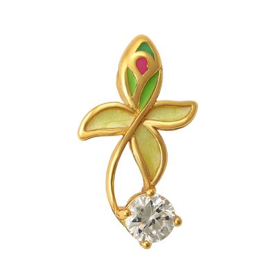 China CLASSIC 35192 Xuping Fashion Gold Jewelry Simple Stone Butterfly Pendant Jewelry for sale