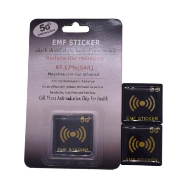 China Ion Energy Guangzhou Scalar Energy Chip Against EMF Negative Quantum Anti-Radiation Sticker for sale