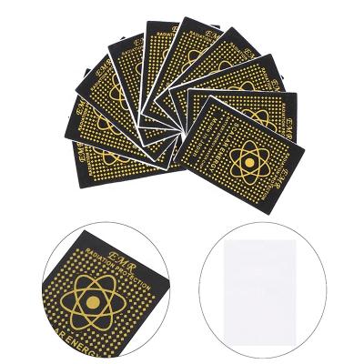 China Anti Radiation Phones Negative Ion Energy Japanese Anti-Radiation Stickers Sticker For Laptop Cell Phone for sale