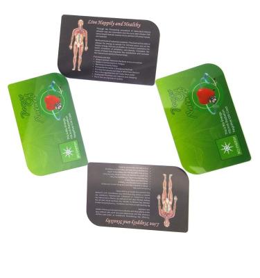 China With advanced 2000-3000cc negative ion nano Ion Bio Energy Card Negative for sale