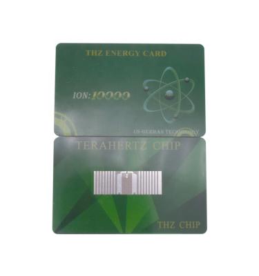 China Terahertz Energy Card Health Energy Card or Anti Bio Radiation Printing Card Plastic Anti Radiation for sale