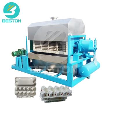 China Fully Automatic Factory Beston Egg Tray Making Machine Paper Pulp Paper Molding Plant for sale