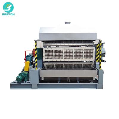 China Factory Beston Automatic Egg Tray Making Machine 1000-4500pcs/h With Dryer And Install Egg Carton Making Plant for sale