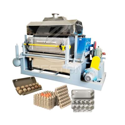 China Factory BESTON 3000 pcs/h Egg Tray Making Machine With Hot Press Paper Machine for sale