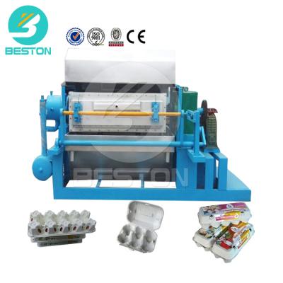 China Factory BESTON BTF-4-4 Recycled Paper Making Machine Maker Egg Tray Machine Price /egg Carton Plant for sale