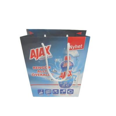 China Custom Paper Small Disposable Shopping Bag Printed Paper Bags With Your Own Logo for sale