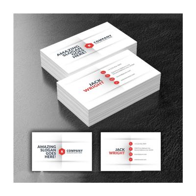 China Business Printing Service Custom White Paper Business Cards With Logo for sale