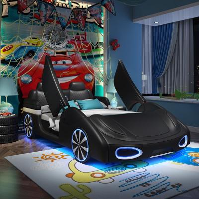 China New Design Storage Italy Kids Beds Modern Wooden Racing Car Beds Queen Size Kids Beds for sale