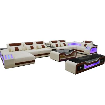 China 2021 other best selling living room furniture LED light luxury sofas for sale