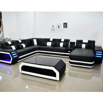 China Other Unique Sofa Supplier G8046 Living Room Couches And Sofas With LED Light for sale