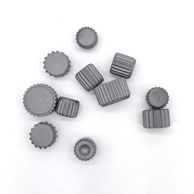 China Machinery Machines Serrated Type Tungsten Carbide Flat Surface Button for sale