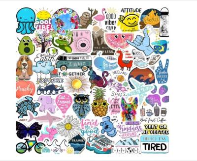 China New PVC Cartoon Sticker Type Direct Supplies High Quality Adhesive Custom Stickers Colorful for sale