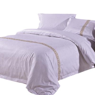 China Bed Sheet 100% Cotton Four Seasons Hotel Bedding Sets Bedsheets for Hotel for sale