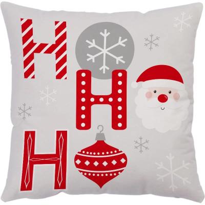 China Modern Christmas Pattern Cushion Cover, Thicken Short Velvet Cushion Cover for sale