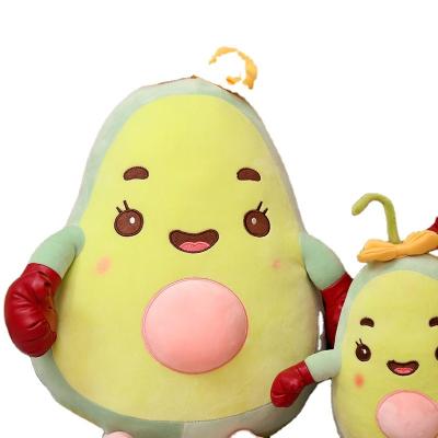 China Cute Fun Avocado plush stuffed plant toys avocado plush toy custom plant doll decor gift for sale