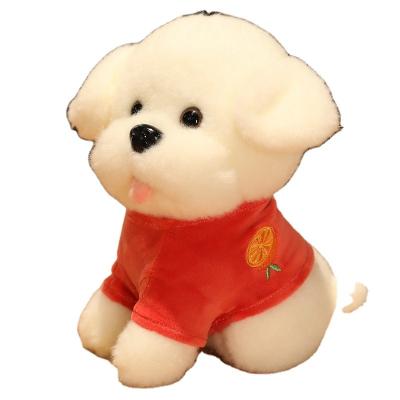 China Cute Fun Dog plush toy stuffed animals toy soft dog toy in sweater custom dog gift decor for sale