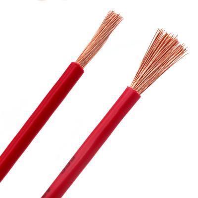 China 0.5MM 0.75MM 1MM 1.5MM 2.5MM 4MM 6MM High Heating Flexible Motorcycle Wires Battery Cable for sale