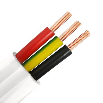 China Other SAA Approval 3 Core Cable 1.5MM 2.5MM 6MM PVC Insulated Twin And Ground TPS Flat Wire VAF Cord Electrical Wire for sale