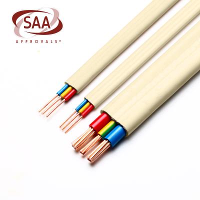 China Standard Product TPS Construction BVVB 2 Or 3 Core Multi Core Flexible Flat Cable for sale