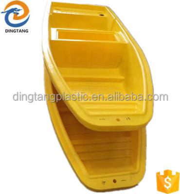 China 3M Plastic Fishing Boat Flat Bottom Water Restaurant Double Wall Plastic Boat for sale