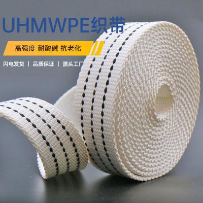 中国 軽量 UHMWPE Webbing エコフレンドリーUV耐性帯 販売のため