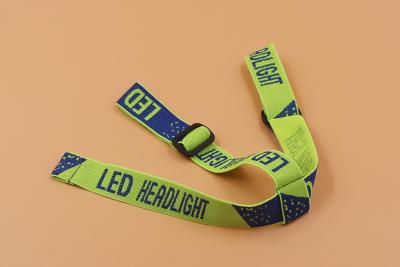 China 2.5cm Jacquard Elastic Ribbon And Webbing For Head Lamp Head Light And Garment Accessories (Ribanda elástica de Jacquard de 0,5 cm e fita elástica para lâmpada de cabeça e acessórios de vestuário) à venda