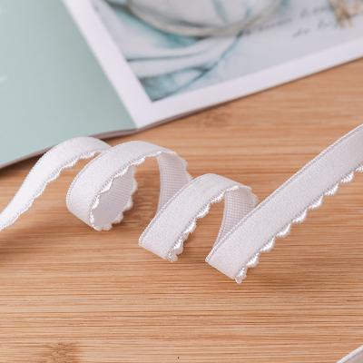 Cina 1.2cm Poliestere Elastico Bra Strap Ribbon per accessori di abbigliamento in vendita