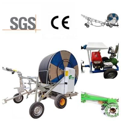 China JP75-400 Anti-Corrosion Water Hose Reel Rain Gun Sprinler Irrigation Equipment System Diameter 90mm for sale