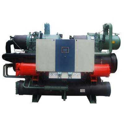 China Grocery Store 100 Ton Industrial Cooling Screw Water Chiller For Beverage for sale