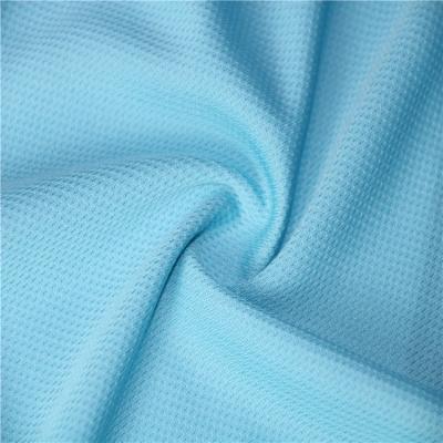 China Moisture Antistatic Water Resistant Sports Jersey Quick Dry 100 Polyester Mesh Knit Sportswear Sport Tops T Shirt Fabric for sale