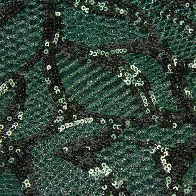 China Anti-Apnea Wholesale 100% Polyester Fabric Embroidered Mesh Sequin Fabric For Clothing For Executive Clothing for sale