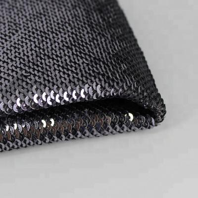 China Wholesale Dobby Fish Scale Gray Sequin Fabric Lace Custom Sequin Applique Fabric for sale