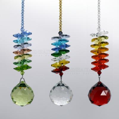 China China Crystal Suncatcher Chimes Prism for Hanging Home Decoration for sale