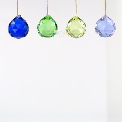 China China 1 set of 12 pcs High Quality Solid Colors 20mm True Colors K9 Crystal Ball Chandelier Ornament Curtain Wholesale for sale