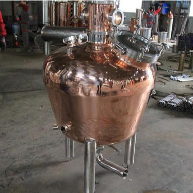 China Mini Distillery Copper Distilling Alcohol Gin Distillation 100l Copper Still Pot Equipment for sale