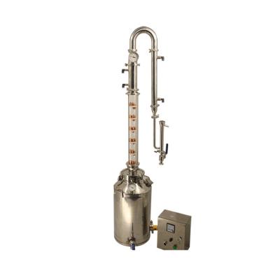 China Hotels Stainless Destilation Equipment / Copper Alcohol Reflux Still Flute Distillation Equipment for sale