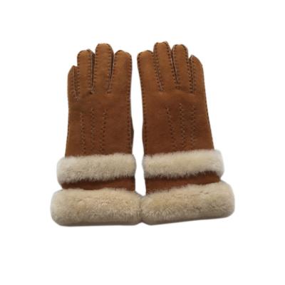 China High Quality Breathable And Comfortable Wholesale Ladies Mitten Luxury Warm Winter Sheepskin for sale